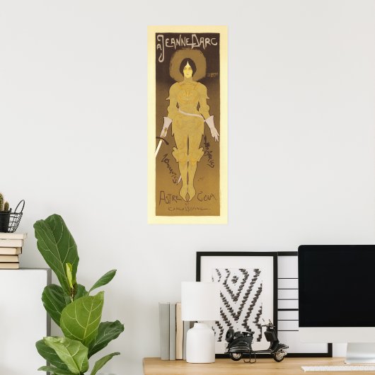ヴィンテージフランスのス広告ジャンヌダルク ポスター (ホームオフィス)
