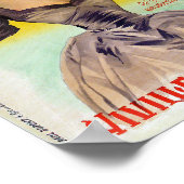 ヴィンテージフランスのス広告パルフムスデフェムスデF ポスター (角)