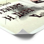 ヴィンテージフランスのス広告・トラペーズ・アーティスト1877 ポスター (角)