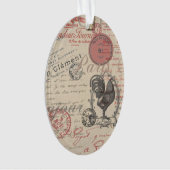 ヴィンテージフランスのス書パリスルースタータイポグラフィ オーナメント (正面)