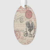 ヴィンテージフランスのス書パリスルースタータイポグラフィ オーナメント (正面)