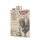 ヴィンテージフランスのス書パリスルースタータイポグラフィ フラスク (左)