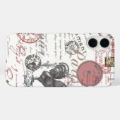 ヴィンテージフランスのス書パリスルースタータイポグラフィ Case-Mate iPhoneケース (裏面 (横))