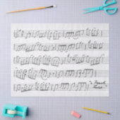 ヴィンテージフランスのソングシート音楽の分離 薄葉紙 (クラフト)