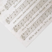 ヴィンテージフランスのソング音楽の切り離しティッシュペーパー 薄葉紙 (詳細)