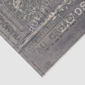 ヴィンテージフランスのタイポグラフィコラージュ広告 薄葉紙 (詳細)