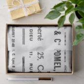 ヴィンテージフランスのタイポグラフィリオンビジネス 薄葉紙 (ギフト)