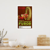 ヴィンテージフランスのタイヤ広告 ポスター (キッチン)