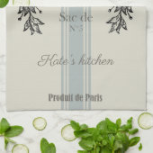 ヴィンテージフランスのタオル キッチンタオル (折り畳み)