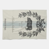 ヴィンテージフランスのタオル キッチンタオル (横)