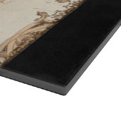 ヴィンテージフランスのダマスクルースターキッチンホームデコール カッティングボード (角)