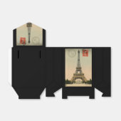 ヴィンテージフランスのチックパリエッフェルタワー フェイバーボックス (折り畳みなし)