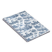 ヴィンテージフランスのチャリオットオブドーントイレデジュウブルー ノートブック (右側)