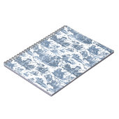 ヴィンテージフランスのチャリオットオブドーントイレデジュウブルー ノートブック (左側)