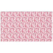 ヴィンテージフランスのチャリオットオブドーントイレデジュエレッド テーブルクロス (正面(横))