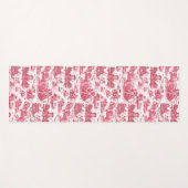 ヴィンテージフランスのチャリオットオブドーントイレデジュエレッド ヨガマット (正面(横))