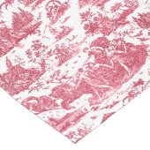 ヴィンテージフランスのチャリオットオブドーントイレデジュエレッド ロングテーブルランナー (コーナー)