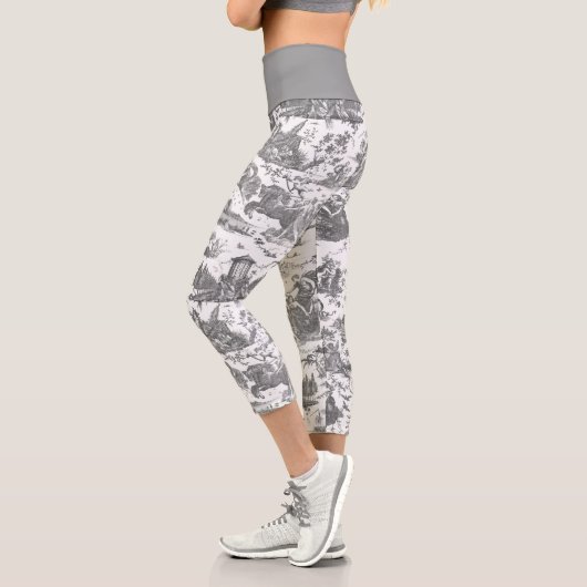 ヴィンテージフランスのチャリオットオブドーントイレドゥジュエグレイ カプリレギンス (左)