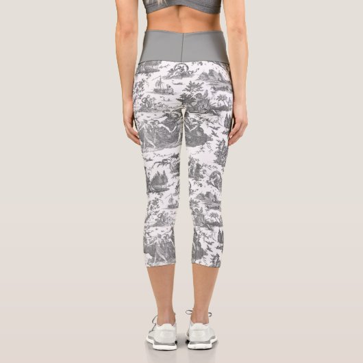 ヴィンテージフランスのチャリオットオブドーントイレドゥジュエグレイ カプリレギンス (裏面)