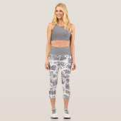 ヴィンテージフランスのチャリオットオブドーントイレドゥジュエグレイ カプリレギンス (正面)