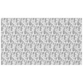 ヴィンテージフランスのチャリオットオブドーントイレドゥジュエグレイ テーブルクロス (正面(横))