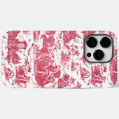 ヴィンテージフランスのチャリオットオブドーントイレドゥジュエピンク Case-Mate iPhoneケース (裏面 (横))