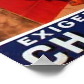 ヴィンテージフランスのチョコレー広告トのポスター ポスター (角)