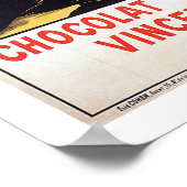 ヴィンテージフランスのチョコ広告レット ポスター (角)