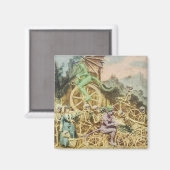 ヴィンテージフランスのディアブレイリーコースデヴェロピペデス マグネット (正面/裏面)