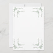 ヴィンテージフランスのトイルエレガントウェディング招待状 招待状 (裏面)