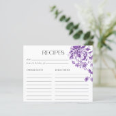 ヴィンテージフランスのトイルフローラブライダルシャワーレシピ (スタンド正面)