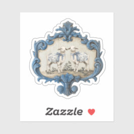 ヴィンテージフランスのトイル | チノイスリー出生羊 シール