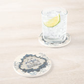 ヴィンテージフランスのトイル | 出生3頭の羊 コースター (側面)