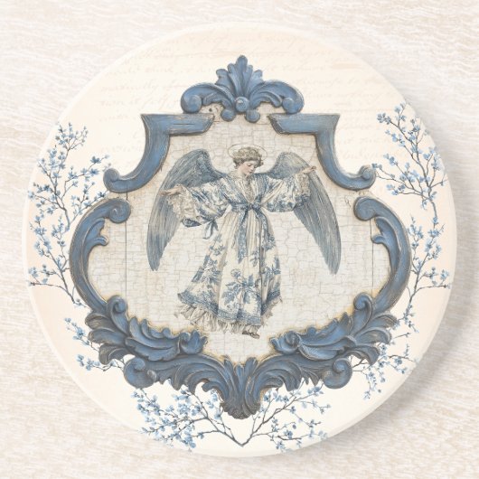 ヴィンテージフランスのトイル | 出生 コースター (正面)