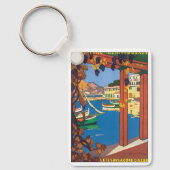 ヴィンテージフランスのトラベ地中海のル海 キーホルダー (正面)