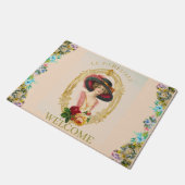 ヴィンテージフランスのドアマット ドアマット (アングル)