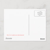 ヴィンテージフランスのハーピストのノテカードとポストカード ポストカード (裏面)