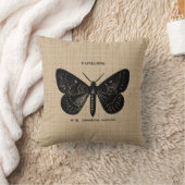 ヴィンテージフランスのバタフライ枕 クッション (ブランケット)