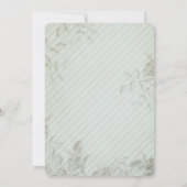 ヴィンテージフランスのバラ庭園の結婚式招待状 招待状 (裏面)