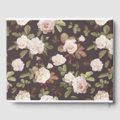 ヴィンテージフランスのバラ結婚ズゲストブック ゲストブック (裏面)