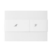 ヴィンテージフランスのバロックロココスタイルフローラ 招待状ベリーバンド (裏面例)