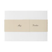 ヴィンテージフランスのバロック結婚ロココ 招待状ベリーバンド (裏面例)