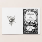 ヴィンテージフランスのバロック華美ロコ 箔カード (内部)