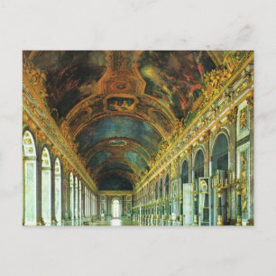 ヴィンテージフランスのバーセイルズの宮殿 ポストカード