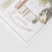 ヴィンテージフランスのパティスリー菓子屋レディースイーツ 薄葉紙 (詳細)