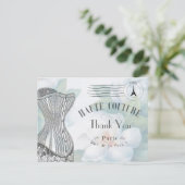 ヴィンテージフランスのパリサンキュー ポストカード (スタンド正面)