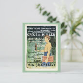 ヴィンテージフランスのパリスセラミックのメーカー広告 ポストカード (スタンド正面)