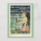 ヴィンテージフランスのパリスセラミックのメーカー広告 ポストカード (正面)