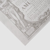 ヴィンテージフランスのパリ1802ポスターチボリ 薄葉紙 (詳細)