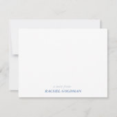 ヴィンテージフランスのパーソナライズされた名の固定 ノートカード (正面)